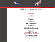 Tablet Screenshot of mod-u-serve.com